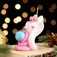 Новый год Символ года Свеча фигурная "Змея с шаром" Новый год Символ года Свеча фигурная "Змея с шаром"