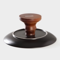 Блюдо фарфоровое для подачи Magistro &laquo;Галактика&raquo;, 27&times;12,5 см, цвет чёрный