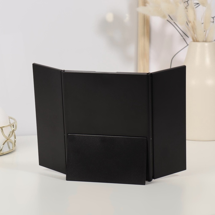 Зеркало настольное, зеркальная поверхность 5 × 15/11 × 15 см, цвет МИКС Зеркало настольное, зеркальная поверхность 5 × 15/11 × 15 см, цвет МИКС