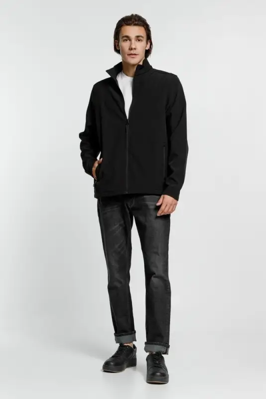 Куртка софтшелл мужская Race Men черная, размер S