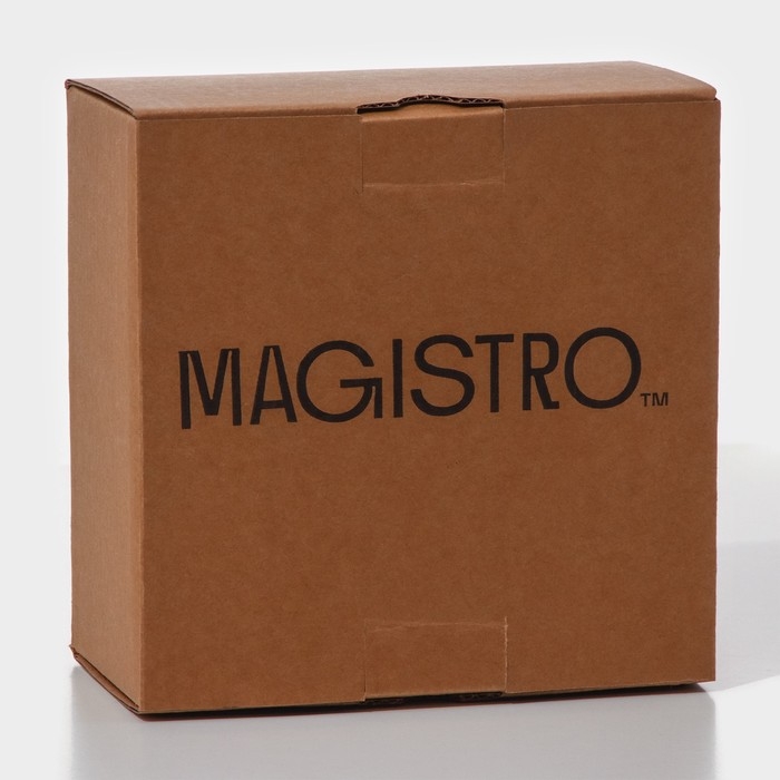 Ваза из стелка для фруктов Magistro &laquo;Фейерверк&raquo;, 400 мл, 15&times;7,5 см, цвет изумрудный