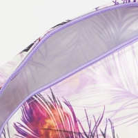 Косметичка на молнии, цвет сиреневый Косметичка на молнии, цвет сиреневый