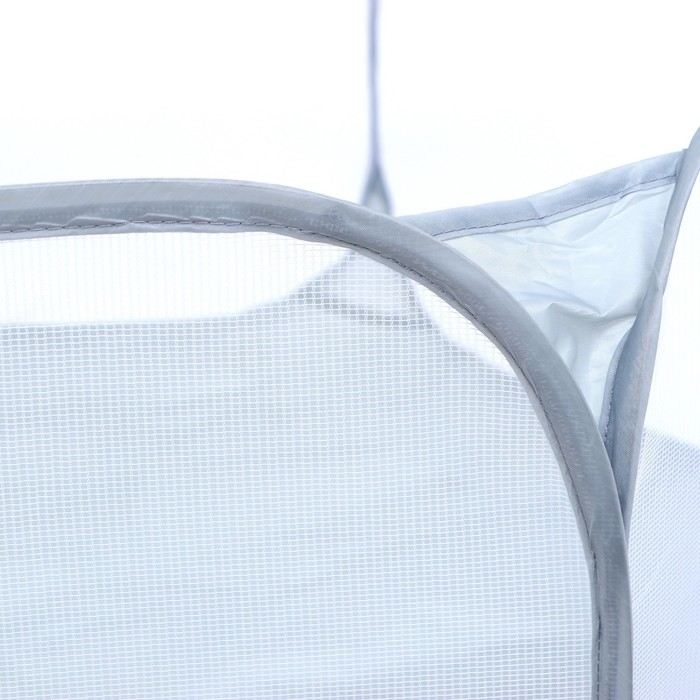 Детский манеж, сухой бассейн для шариков &laquo;Серый&raquo; 120 &times; 120 &times; 38 см