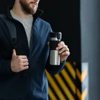 Термостакан Tralee XL, серебристый Термостакан Tralee XL, серебристый