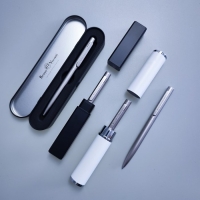 Ручка шариковая поворотная, 1.0 мм, BrunoVisconti FIRENZE, стержень синий, металлический корпус Soft Touch шампань, в тубусе Ручка шариковая поворотная, 1.0 мм, BrunoVisconti FIRENZE, стержень синий, металлический корпус Soft Touch шампань, в тубусе