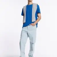 Футболка унисекс Streetwise, ярко-синяя, размер 4XL