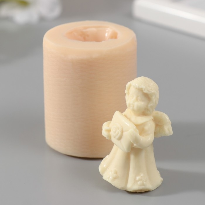 Молд силикон Молд силикон "Ангел с письмом" 5х2,9х2,5 см МИКС