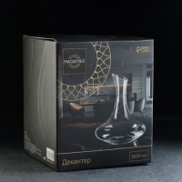 Декантер стеклянный Magistro, 1,8 л, 20&times;25 см