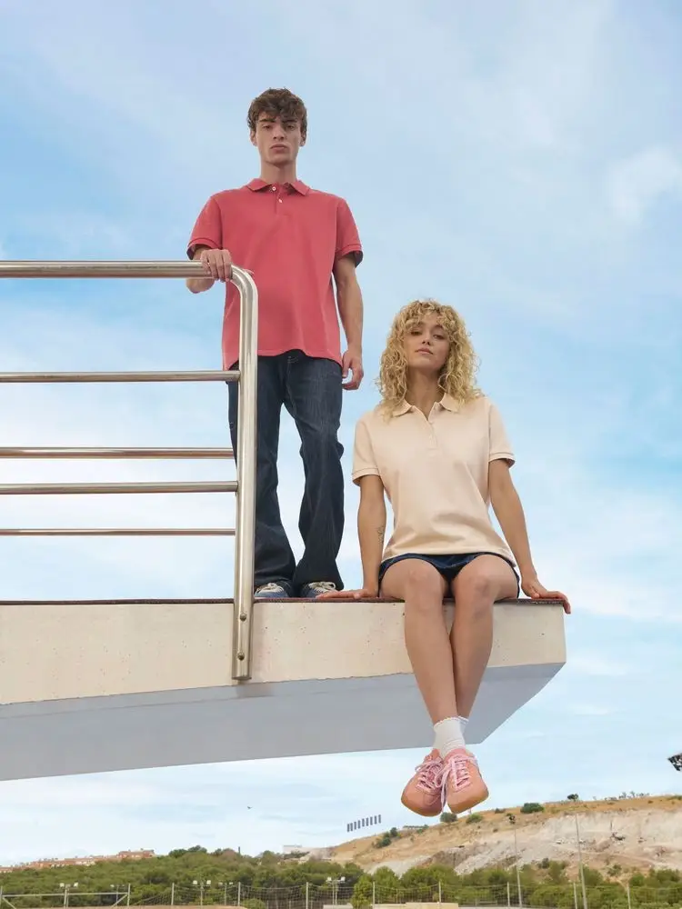 Рубашка поло женская Pacific Women, серый меланж, размер M