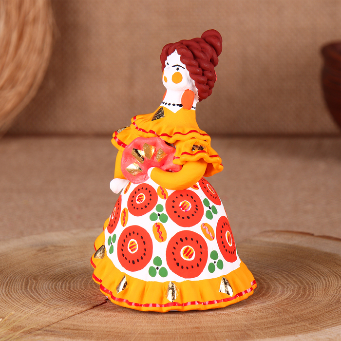 Дымковская игрушка Дымковская игрушка "Барыня нарядная", микс