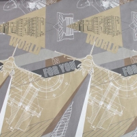 Постельное бельё Этель &laquo;Механика&raquo;, евро, 200 &times; 217 см, 240*220 см, 70 &times; 70 см (2 шт.), хлопок 100 %, бязь 125 г/м&sup2;