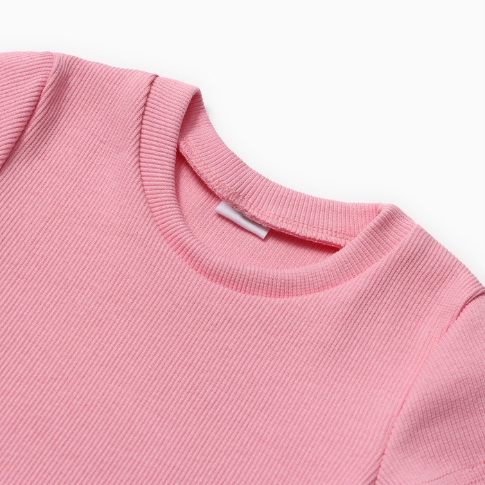 Футболка для девочки MINAKU, цвет розовый, рост 140 см