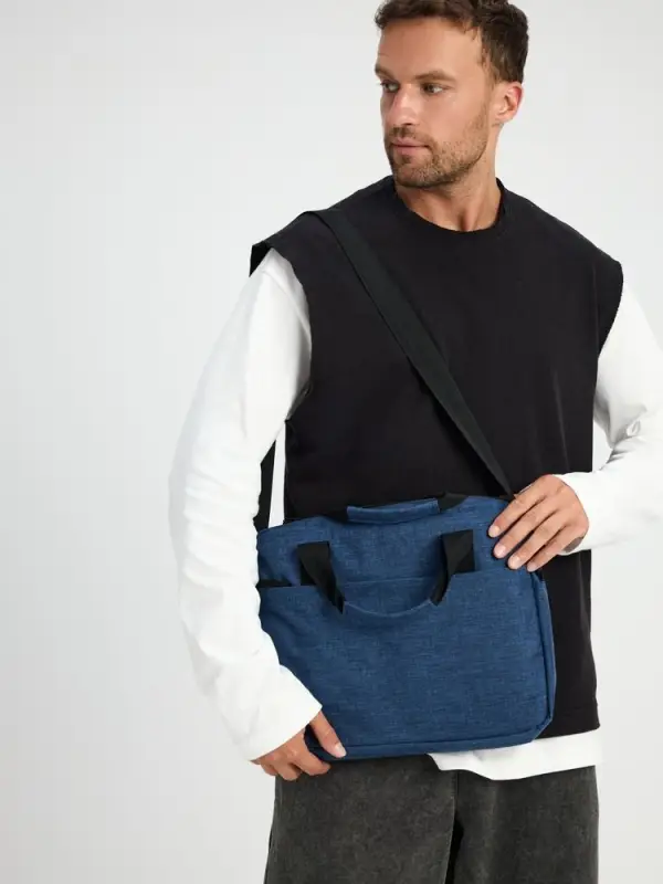 Сумка для ноутбука Delegate, синяя Сумка для ноутбука Delegate, синяя