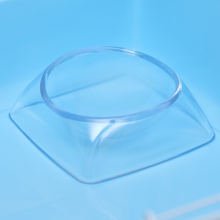 Клетка для грызунов с пластиковым укреплением 47 х 30 х 32 см, голубая