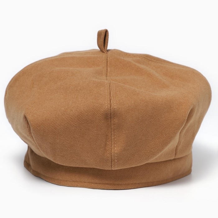 Берет, цвет песочный, р-р 56см Берет, цвет песочный, р-р 56см