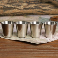 Стопки, набор &laquo;100% мужик&raquo;, 4 шт х 30 мл