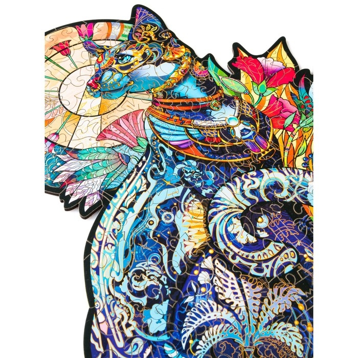 Пазл деревянный &laquo;Кошка&raquo;, размер L &mdash; 27 &times; 37 см, 200 деталей