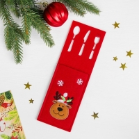 Конверт для столовых приборов &laquo;Олень в колпаке&raquo;