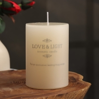 Свеча-цилиндр ароматическая "Жасмин", 7х10 см Свеча-цилиндр ароматическая "Жасмин", 7х10 см