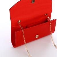 Сумка-клатч на магните, цвет красный