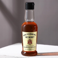 Гель для душа во флаконе коньяка &laquo;Настоящему мужику&raquo;, 250 мл, аромат парфюма, Новый Год