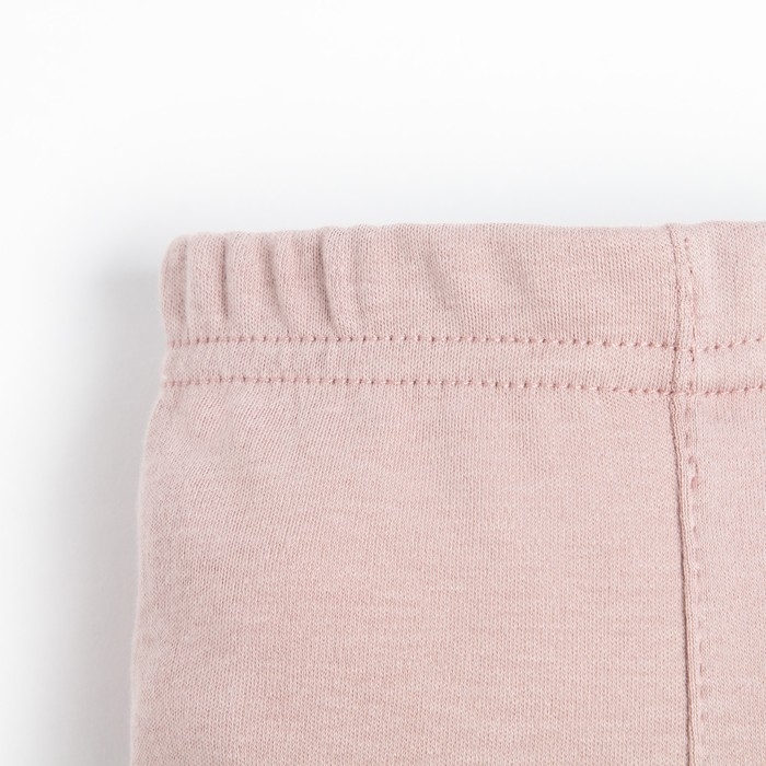 Комплект: платье и леггинсы Крошка Я &laquo;Киса&raquo;, рост 80-86 см, цвет бежевый/лиловый