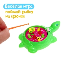 Рыбалка заводная «Черепаха», 8 рыбок с удочкой Рыбалка заводная «Черепаха», 8 рыбок с удочкой