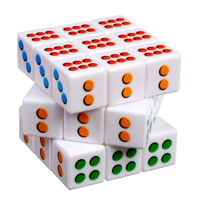 Кубик Рубика, игрушка механическая «Кости», 5,5х5,5 см Кубик Рубика, игрушка механическая «Кости», 5,5х5,5 см