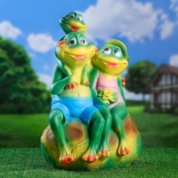 Садовая фигура "Семья лягушек" 40х31х59см большие Садовая фигура "Семья лягушек" 40х31х59см большие