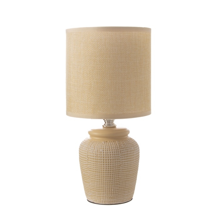 Настольная лампа "Катрина" Е14 40вт бежевый 13х13х27 см