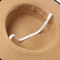 Шляпа для девочки MINAKU "Леди", размер 52-54, цвет бежевый Шляпа для девочки MINAKU "Леди", размер 52-54, цвет бежевый