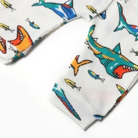 Комбинезон детский, цвет белый, рост 68 см