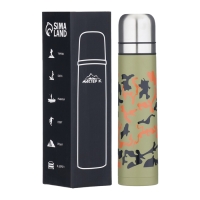 Термос, 1 л, Гильза Камуфляж "Мастер К", 1 л, с двумя кружками, сохраняет тепло до 12 ч Термос, 1 л, Гильза Камуфляж "Мастер К", 1 л, с двумя кружками, сохраняет тепло до 12 ч