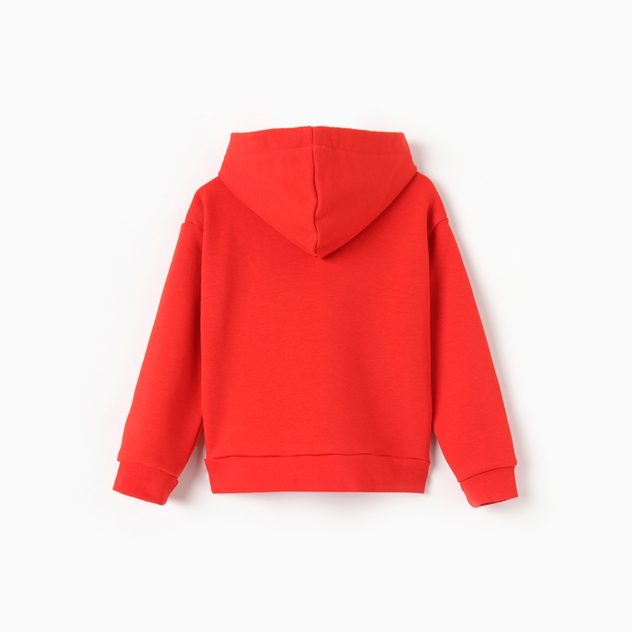 Джемпер с капюшоном Крошка Я "Мишка", рост 74-80 см, красный