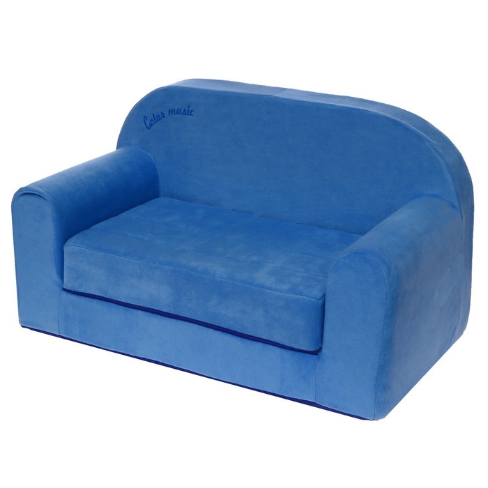 Мягкая игрушка &laquo;Диванчик раскладной Happy babby&raquo;, цвет синий