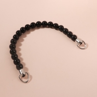 Ручка для сумки, 34 × 1,5 см, цвет чёрный Ручка для сумки, 34 × 1,5 см, цвет чёрный