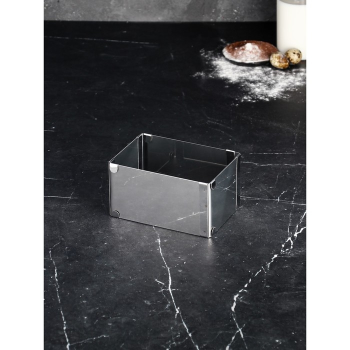 Форма для выпечки с регулировкой размера &laquo;Прямоугольная&raquo;, h-8,5 см, 10х15 - 18х28 см