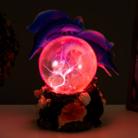 Плазменный шар "Рыбки" 17,5х14х19 см RISALUX