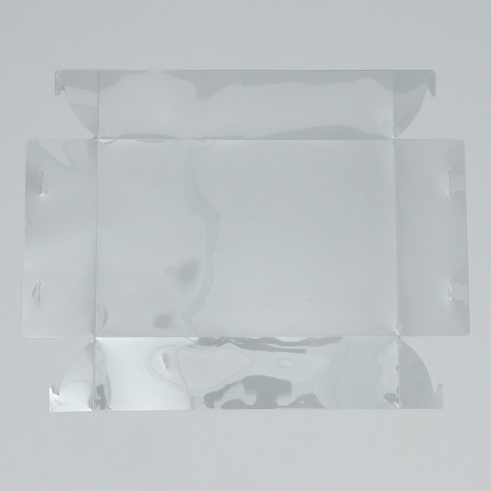 Коробка для для мусовых пирожных «С Новым годом!», снежинки, 27 х 17.8 х 6.5 см, Новый год Коробка для для мусовых пирожных «С Новым годом!», снежинки, 27 х 17.8 х 6.5 см, Новый год