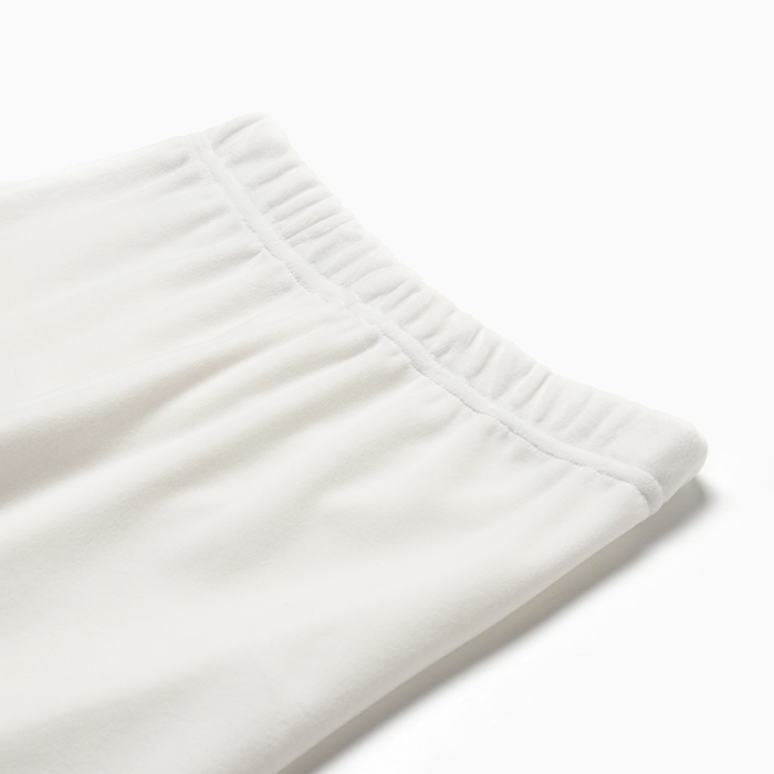 Костюм детский (свитшот, леггинсы) KAFTAN Plushy р.32 (110-116), белый