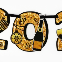 Гирлянда на ленте новогодняя «2025 год», на Новый год, длина 150 см Гирлянда на ленте новогодняя «2025 год», на Новый год, длина 150 см