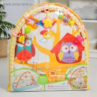 Развивающий коврик с дугами &laquo;Совушкин дом&raquo;, 110х83 см.