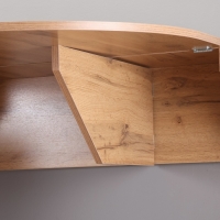 Стол тумба, 800х800, Дуб вотан