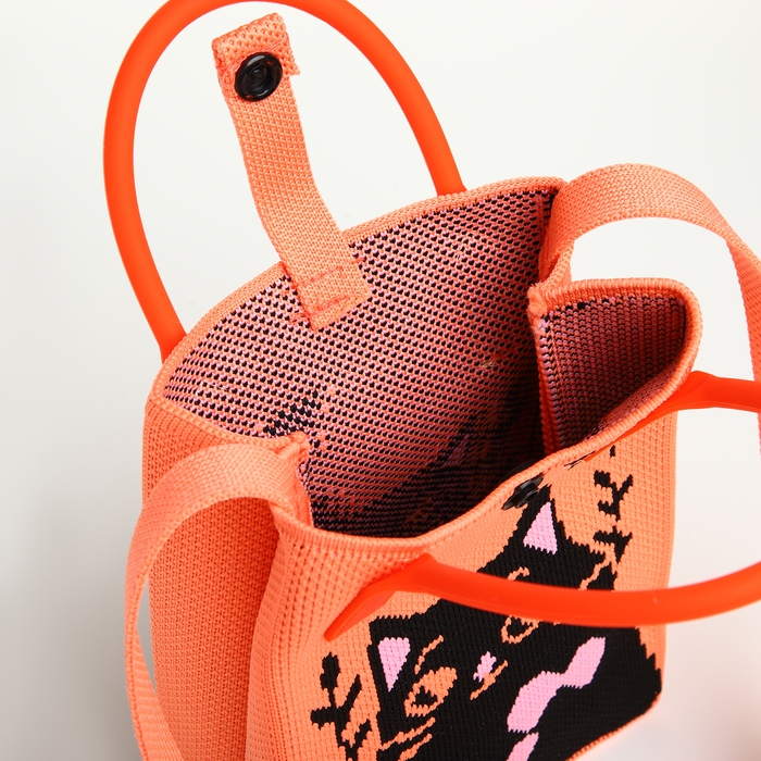 Сумка на кнопке &laquo;Выбражулька&raquo;, цвет оранжевый