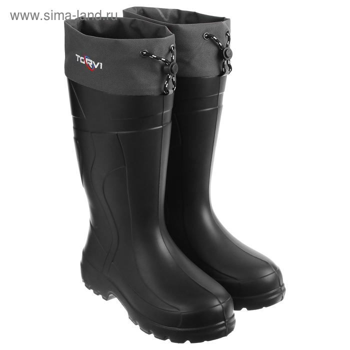 Зимние сапоги TORVI ЭВА+ТЭП с вкладышем -25С, цвет чёрный, размер 41-42