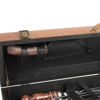 Набор с шампурами подарочный "Классика №1" в кейсе из дерева