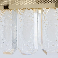 Люстра "Олиен" LED 60Вт 3 режима золото 46,5х46,5х30 см BayerLux