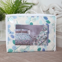 Покрывало Эвкалипт 150х210см, б/з синий, бязь 120г/м, хл 100% Покрывало Эвкалипт 150х210см, б/з синий, бязь 120г/м, хл 100%