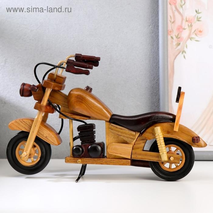 Сувенир дерево "Модель мотоцикла" МИКС 14х23,5х5 см
