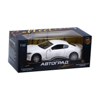 Машина металлическая «Купе», инерция, свет и звук, 1:32, открываются двери, цвет белый Машина металлическая «Купе», инерция, свет и звук, 1:32, открываются двери, цвет белый